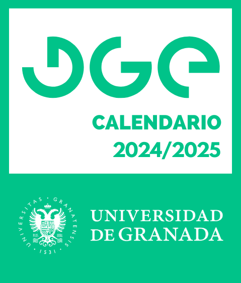 Logo de la DGE junto al de la UGR y el text Calendario Académico