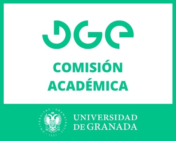 DGE Comisión Académica junto al logo de la UGR
