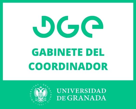 DGE Gabinete del Coordinador junto al logo de la UGR