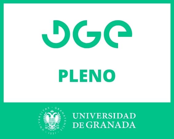 DGE Pleno junto al logo de la UGR