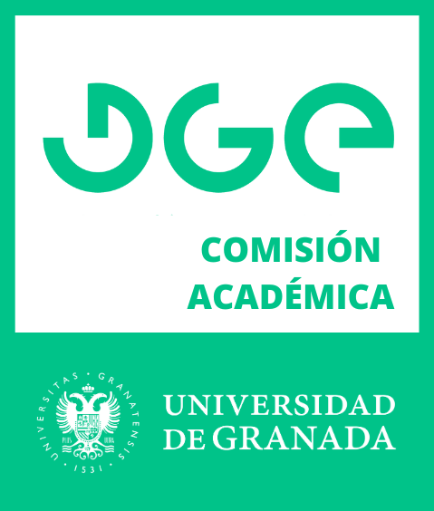 Logo de la DGE junto con el nombre del órgano y debajo el logo de la UGR