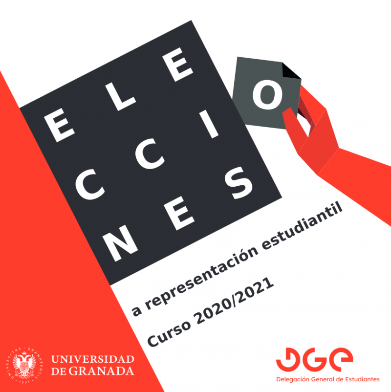 Cartel Elecciones representación estudiantil 2020/2021 Cartel Elecciones representación estudiantil 2020/2021